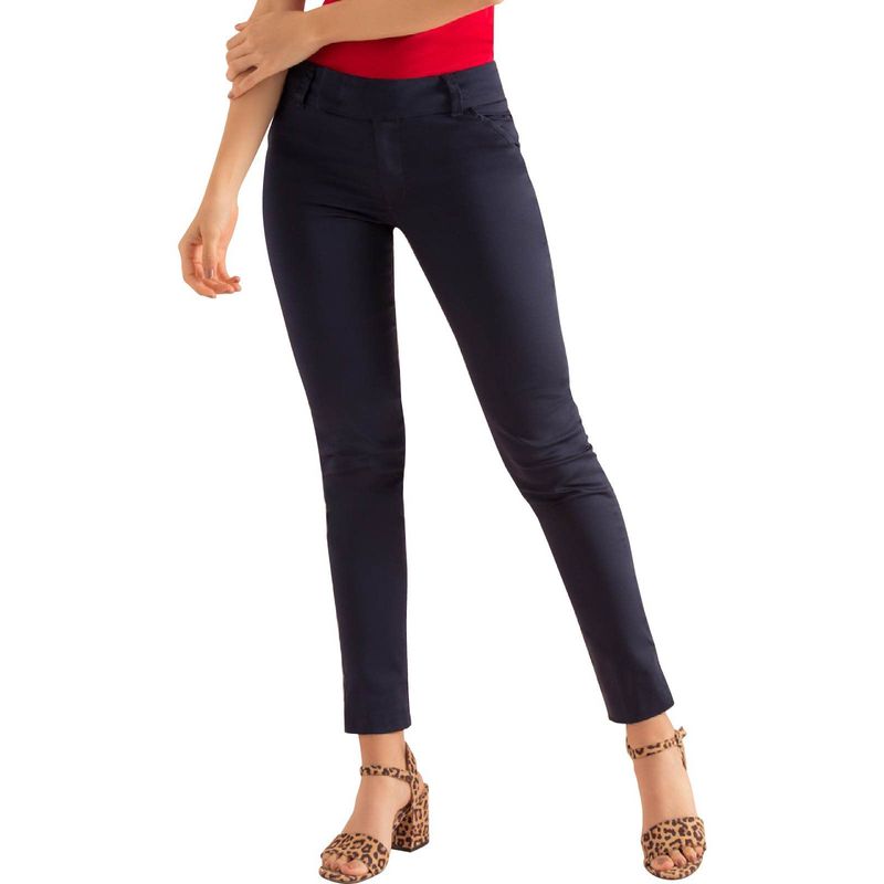 RAGGED - Pantalon Imitacion Bolsillo Linea Azul Ragged