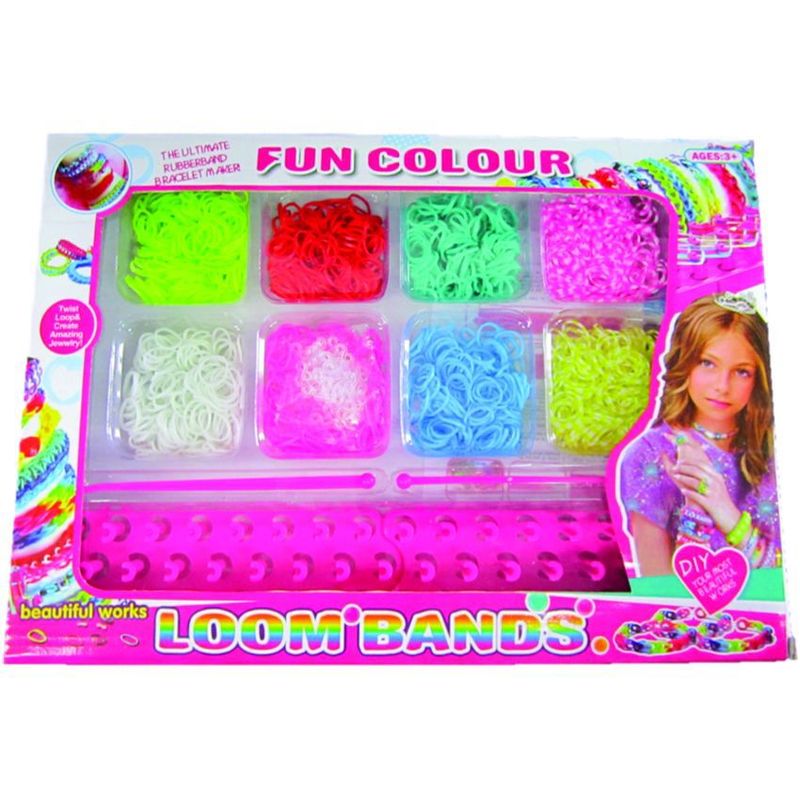 JUGUETELANDIA - Set Pulseras Fu Colour Caja