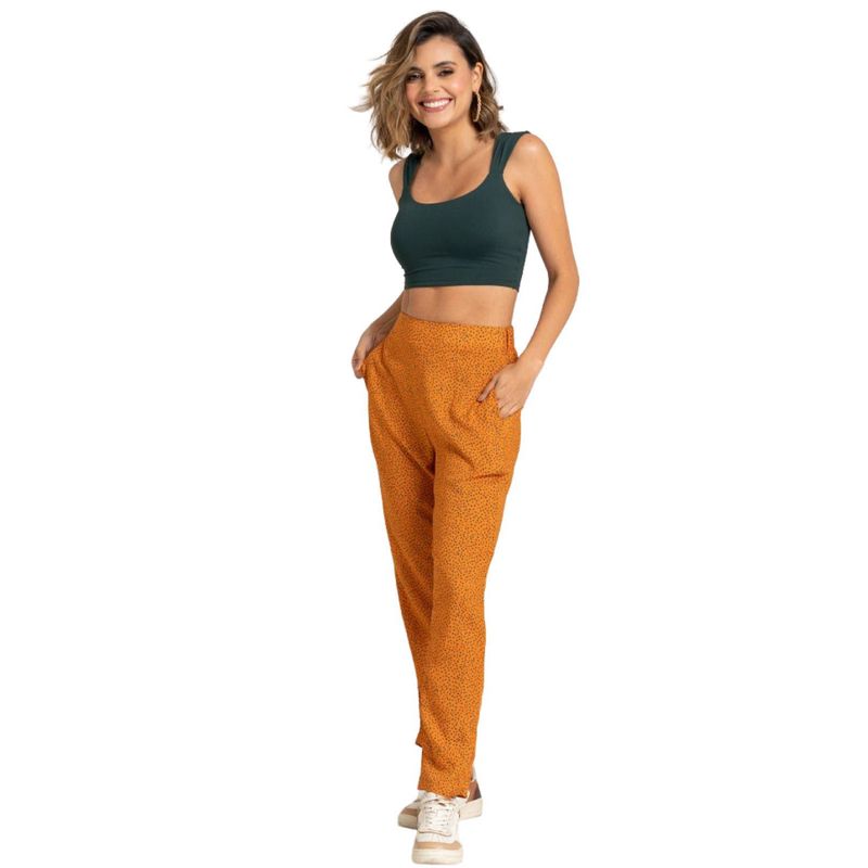 RAGGED - Pantalon Harem Orianna Amarillo Ragged.