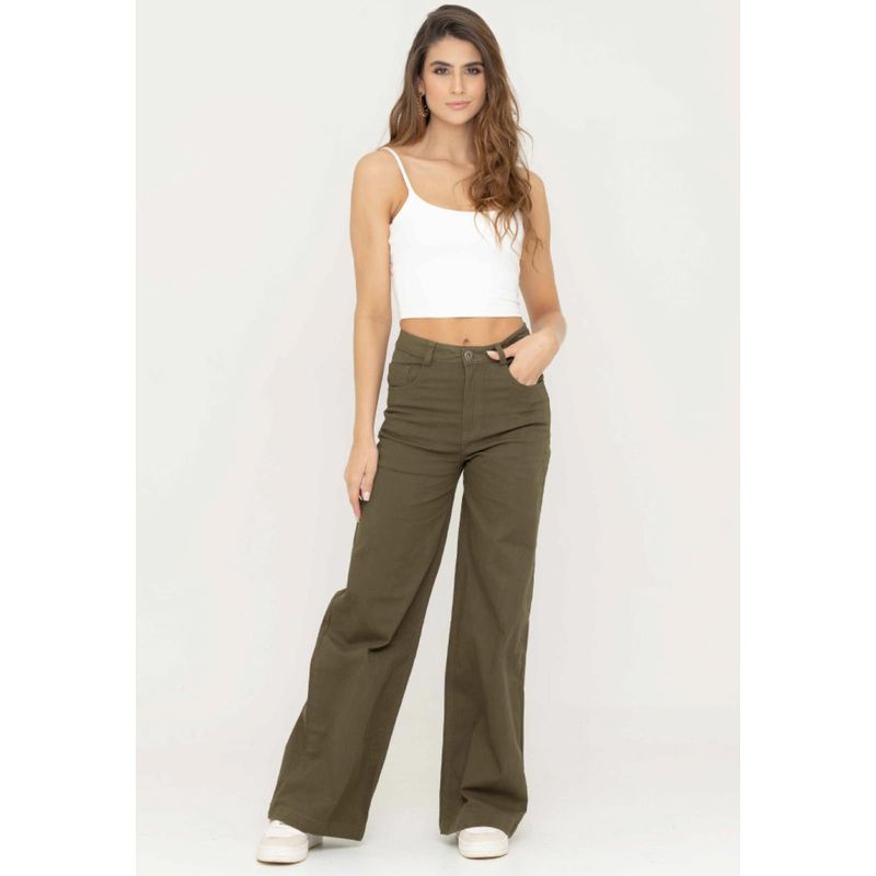 RAGGED - Pantalon Palermo Verde Ragged