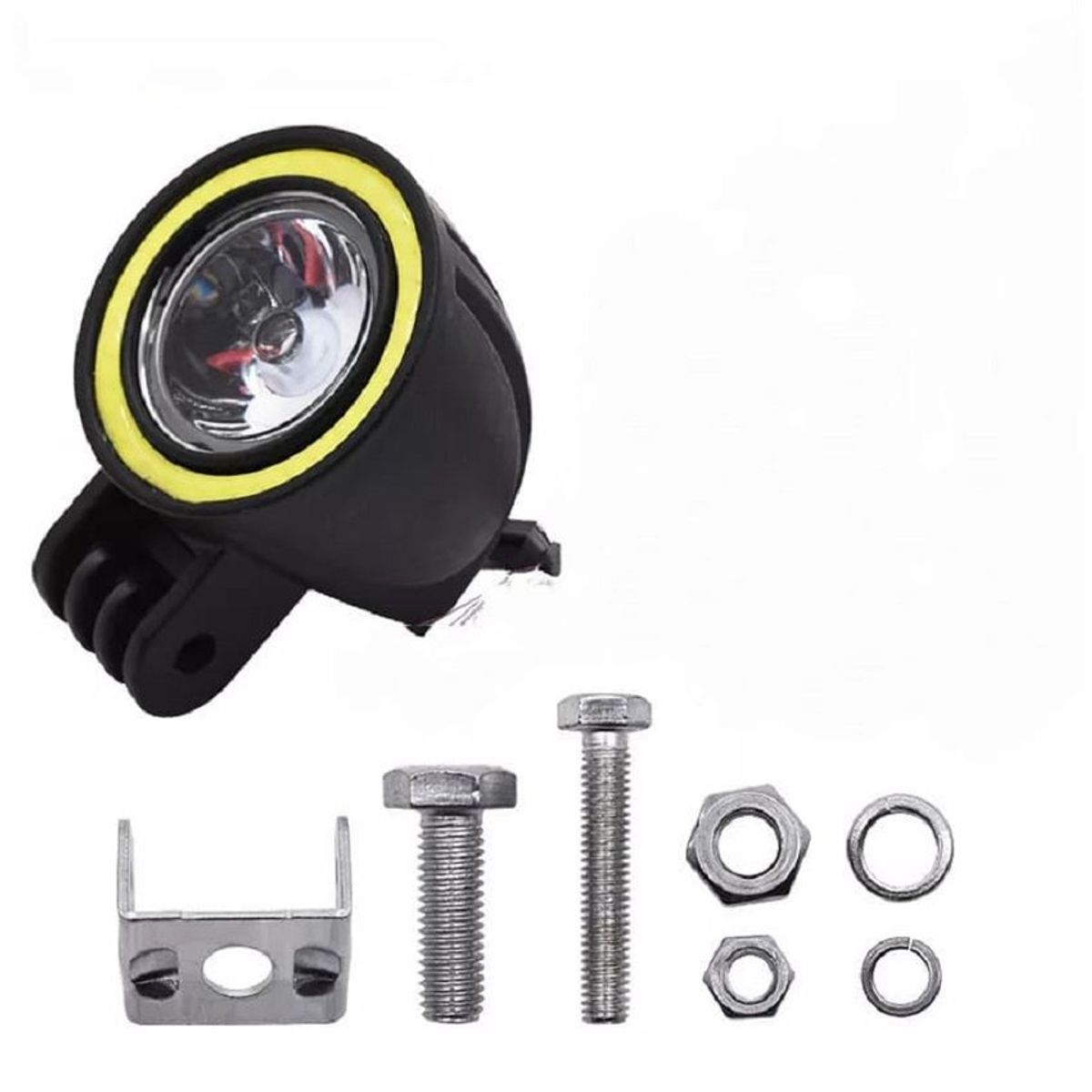 UNIVERSAL - Par exploradoras led moto 30w alta potencia ojo angel blanco