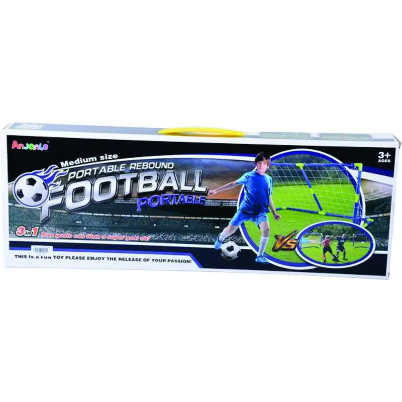 JUGUETELANDIA - Cancha De Futbol 3 En 1 Caja