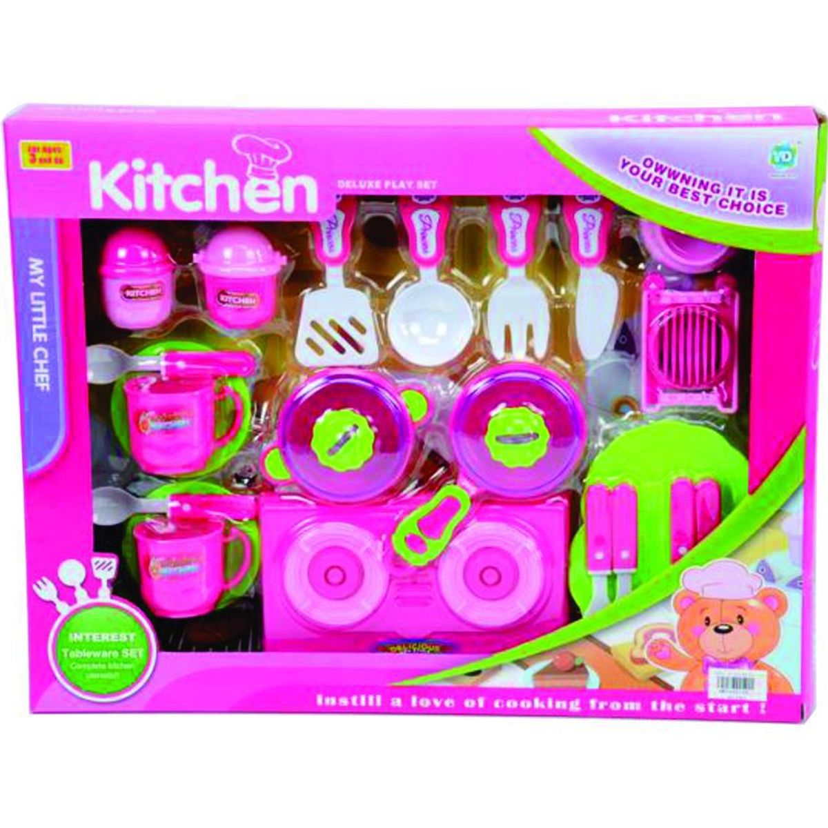 JUGUETELANDIA - Set de Cocina Princess Caja