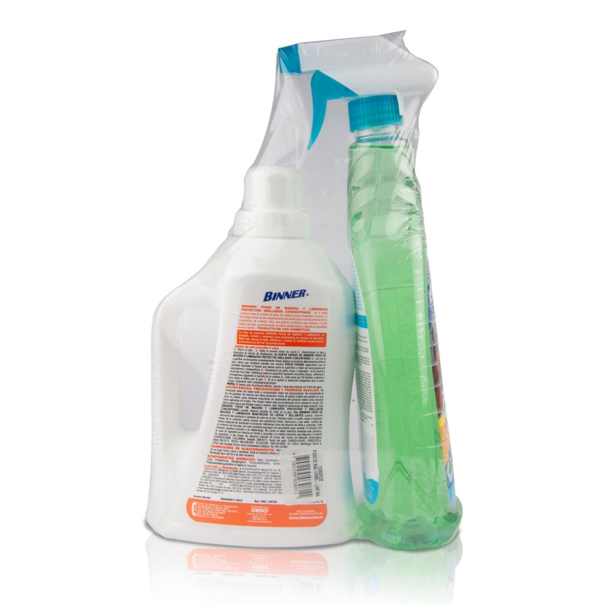 BINNER - Kit Pisos Madera BINNER Protector 1000ml + Limpiador 700ml