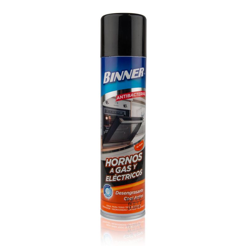 BINNER - Desengrasante BINNER para Hornos a Gas y Eléctricos Aerosol 400ml