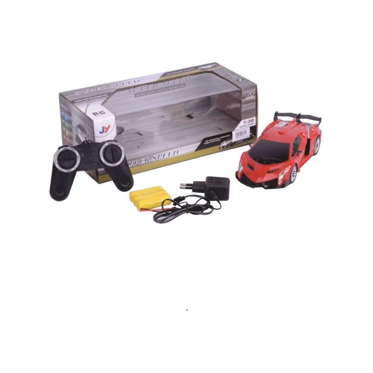 JUGUETELANDIA - Carro Jy RC Bateria Recargable Caja