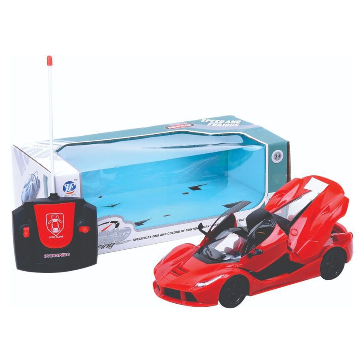 JUGUETELANDIA - CARRO XLF RC BATERIA RECARGABLE CAJA