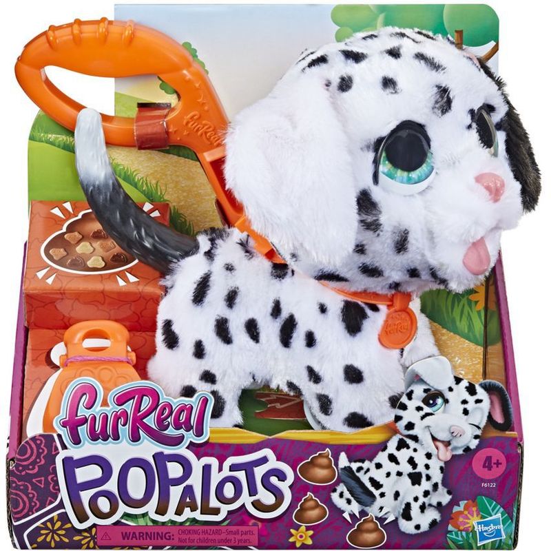 HASBRO - Furreal Friends Peluche Poopalots Grandes Paseos Dalmata Hasbro