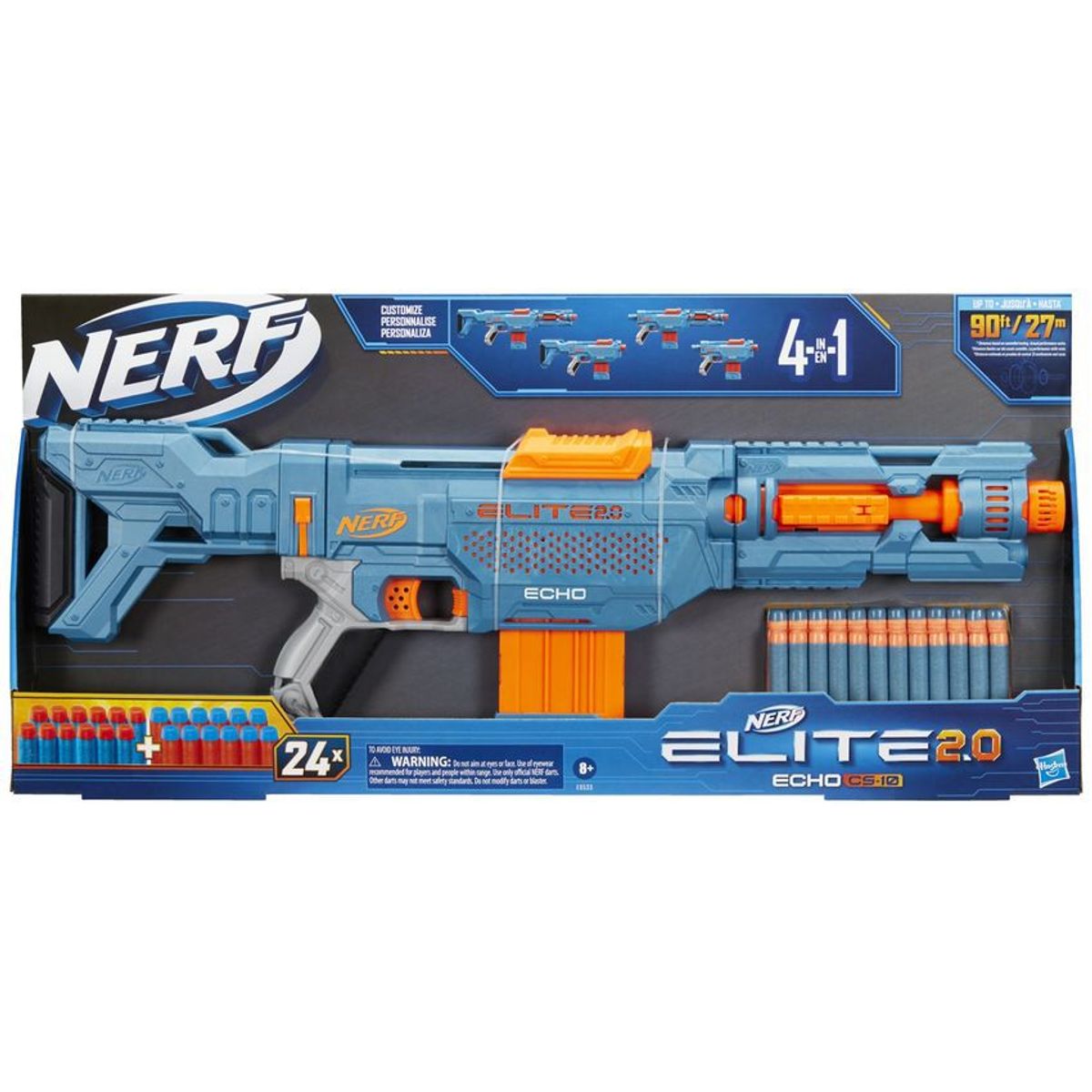 HASBRO - NERF ELITE 2.0 ECHO CS 10