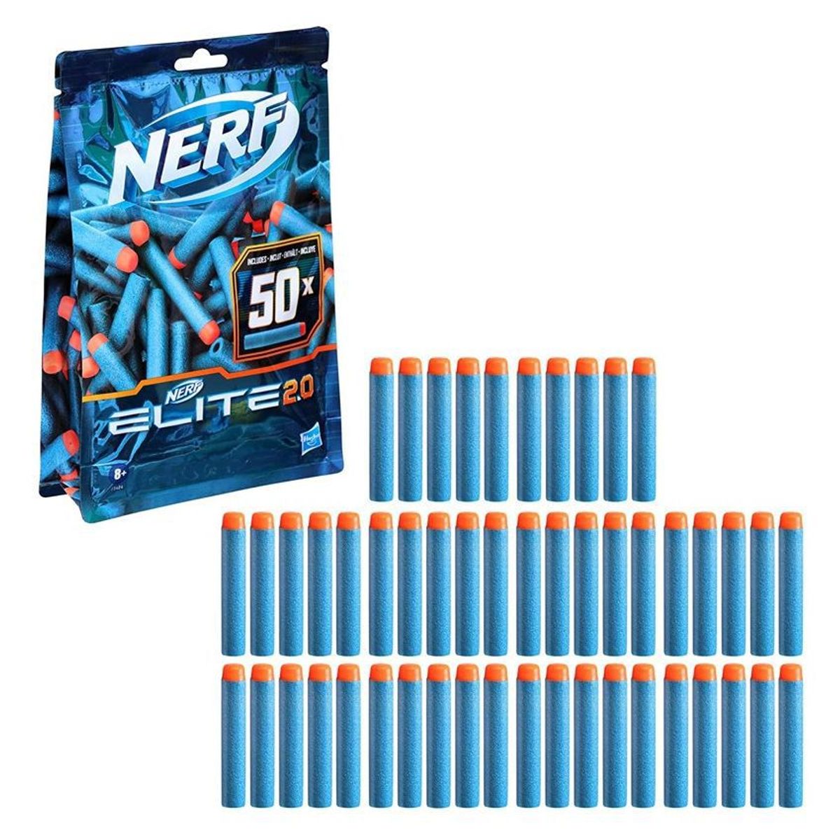 HASBRO - NERF ELITE REPUESTO 50 DARDOS 2.0 Hasbro
