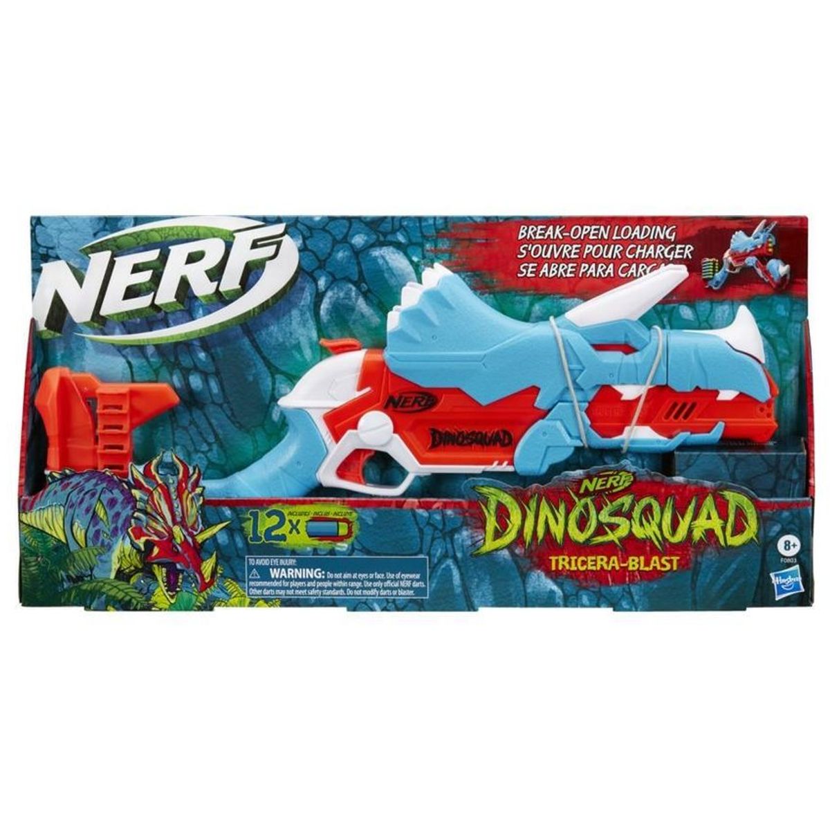 HASBRO - LANZADOR NERF DINOSQUAD TRICERABLAST  HASBRO