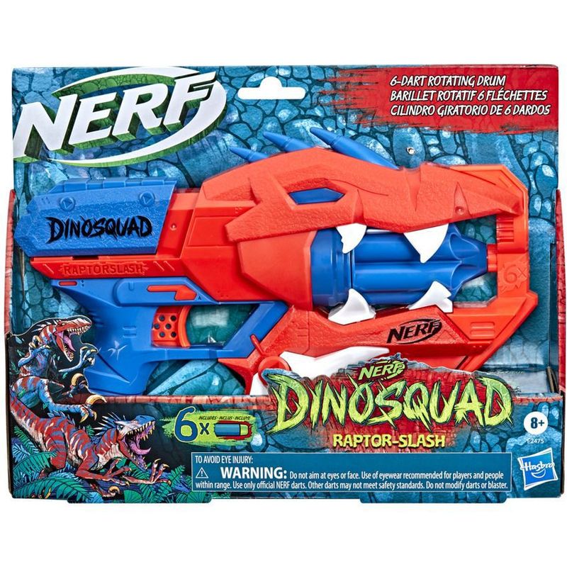 HASBRO - Lanzador Nerf Dinosquad Raptor-Slash Hasbro