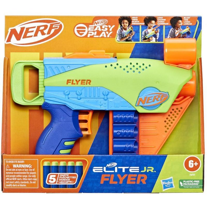 HASBRO - Lanzador Nerf Elite Junior Flyer Hasbro…