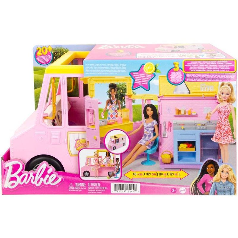 BARBIE - Barbie Vehículo de Juguete Camión de Limonada de Playa Mattel