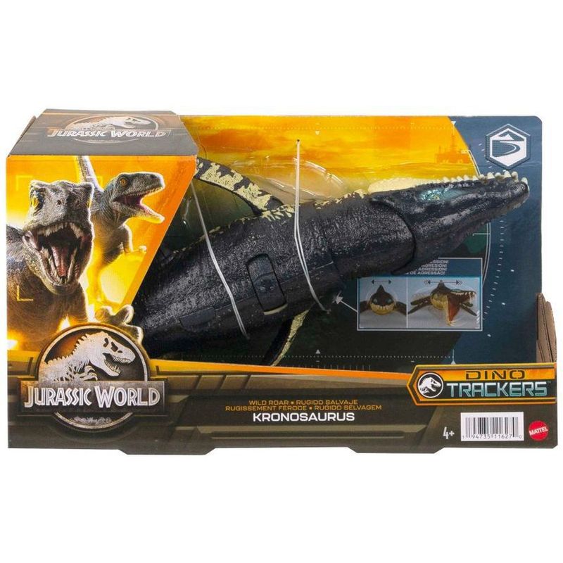 MATTEL - Jurassic World Dinosaurio de Juguete Kronosaurus Rugido Mattel