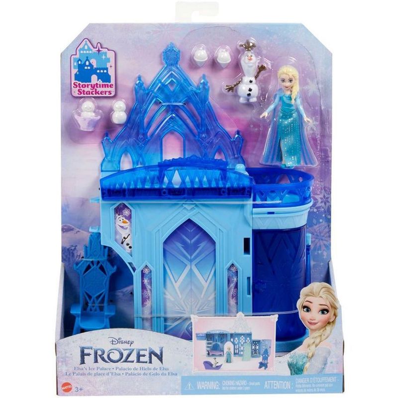 MATTEL - Disney Frozen Set de Juego Castillo de Hielo Elsa Apilable Mattel