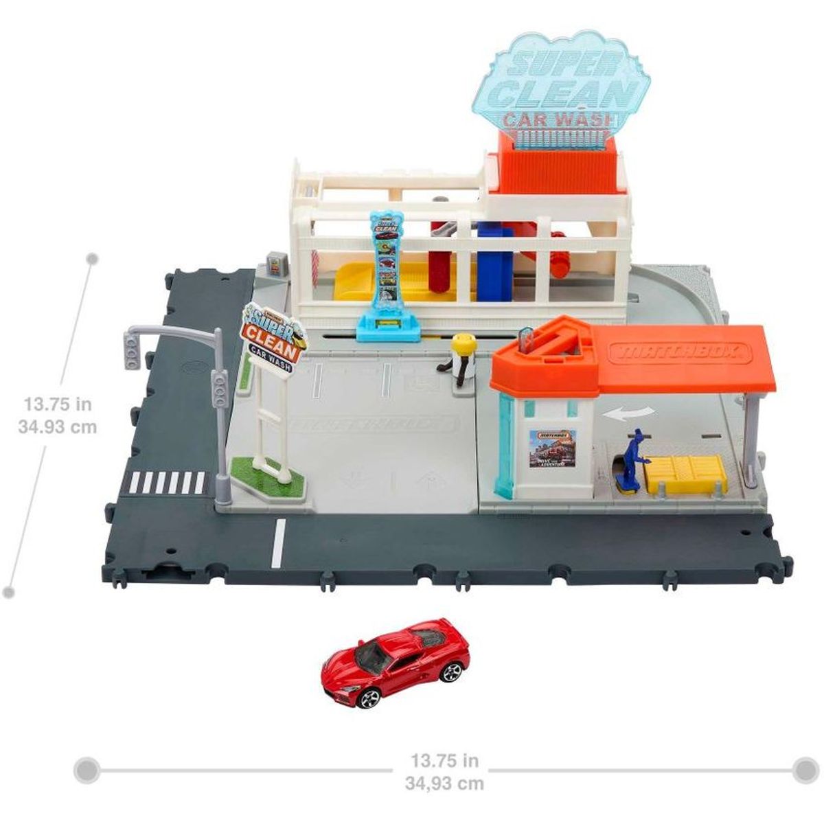 MATCHBOX - Matchbox Set de Juego Playset de Acción Super Autolavado Mattel