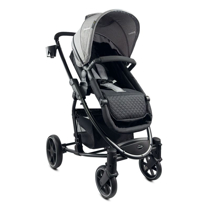 BEBESIT - Coche Moises Para Bebé Prima Bebesit Gris