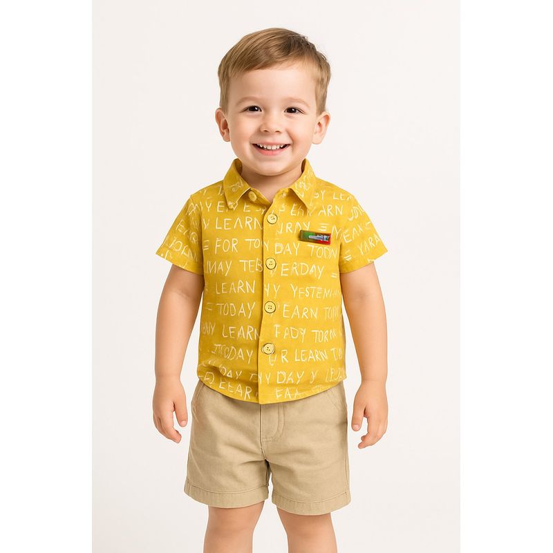 LUSOLSI - Prendas niños ropa conjuntos prendas de vestir bebes camisa y pantalon