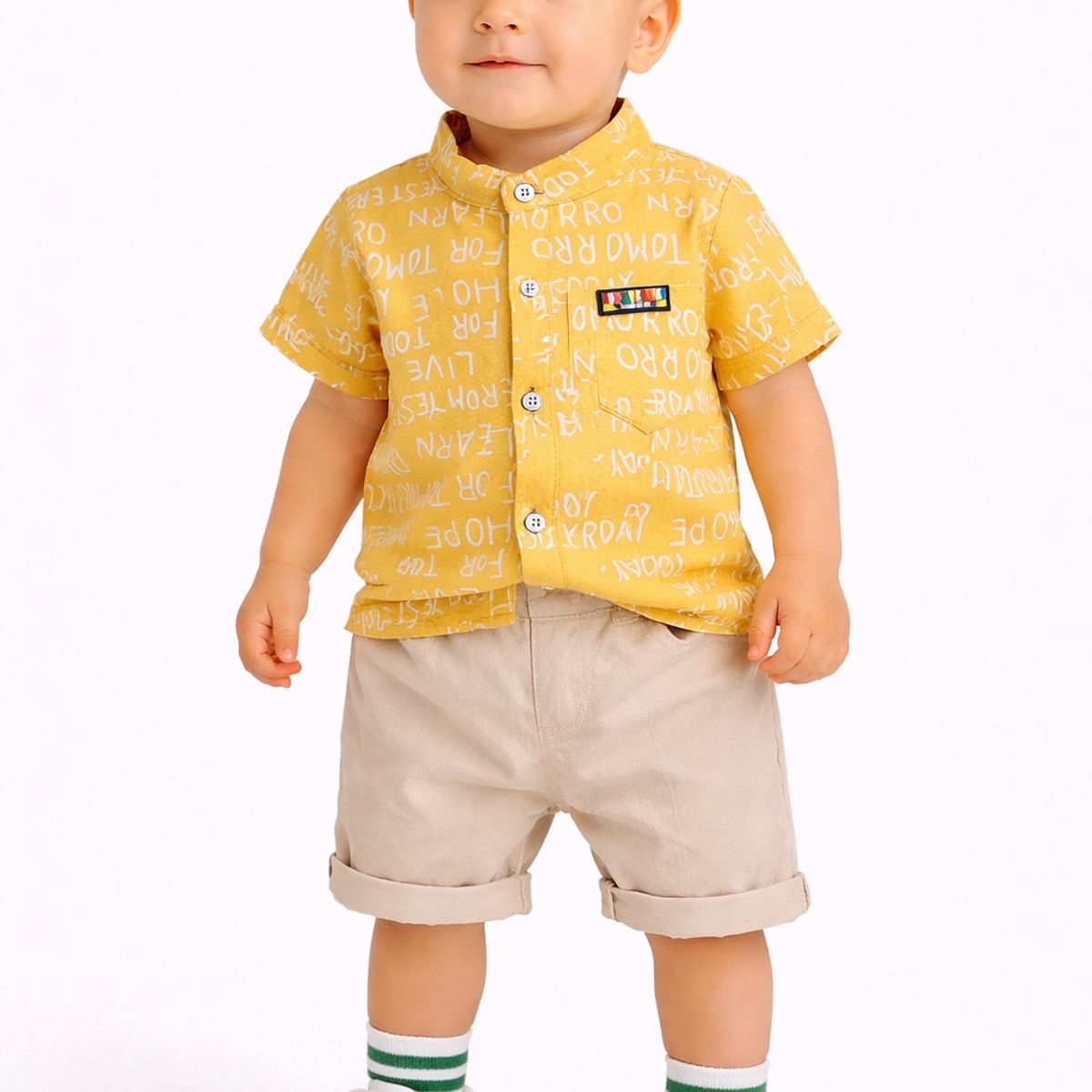 LUSOLSI - Prendas niños ropa conjuntos prendas de vestir bebes camisa y pantalon