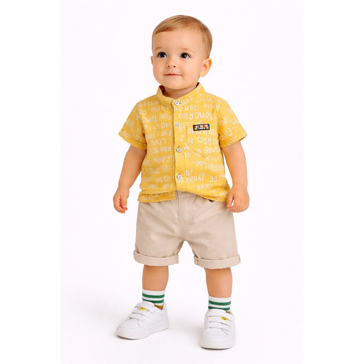 LUSOLSI - Prendas niños ropa conjuntos prendas de vestir bebes camisa y pantalon