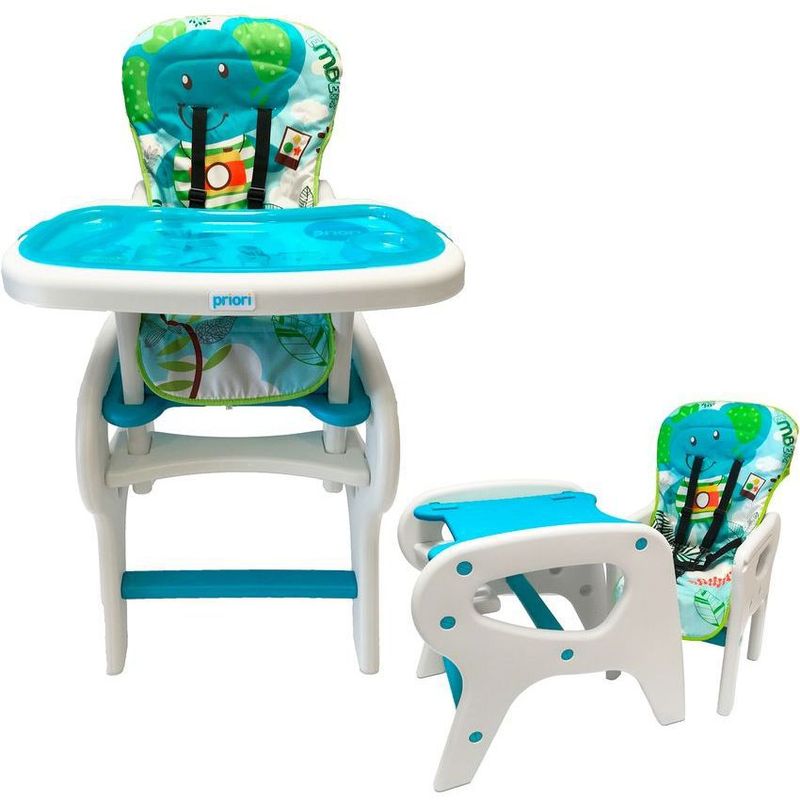 PRIORI - Silla comedor escritorio 2 en 1 bebé priori pcm-10 elephante