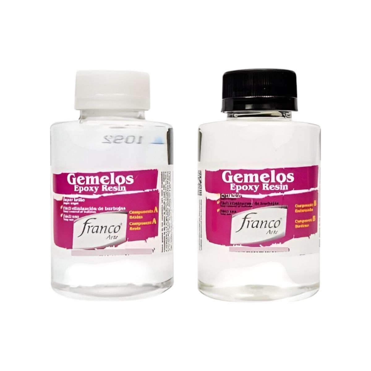 FRANCO ARTE - Resina Gemela Franco Arte 120 Ml Kit Brillo + Endurecedor.