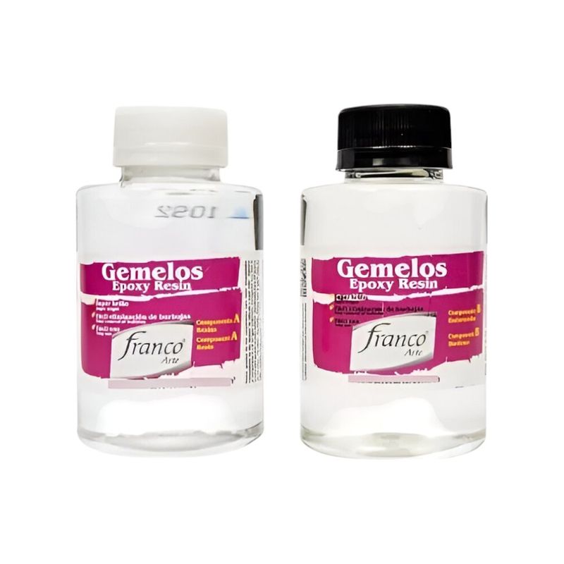 FRANCO ARTE - Resina Gemela Franco Arte 120 Ml Kit Brillo + Endurecedor.