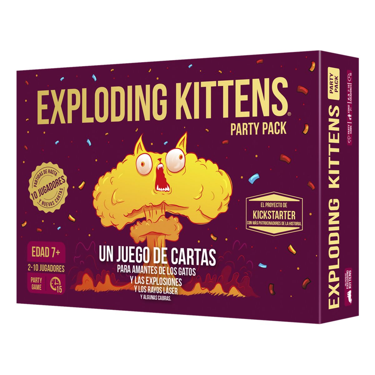 ASMODEE - Exploding Kittens Party Pack Juego De Mesa Español