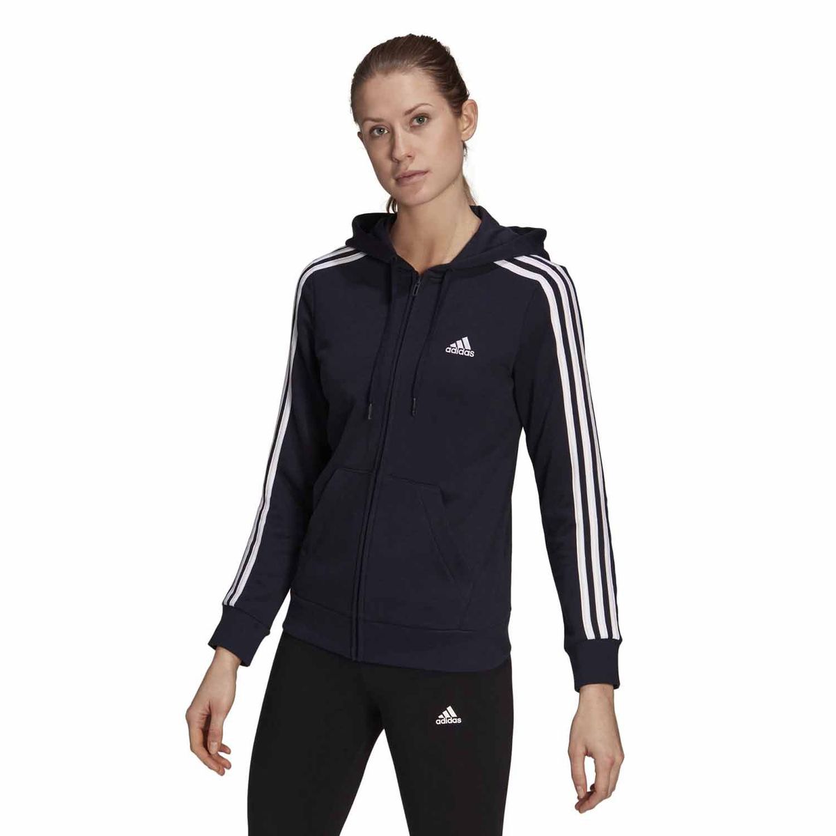 ADIDAS - Chaqueta Adidas Mujer 3S Ft Fz Hd