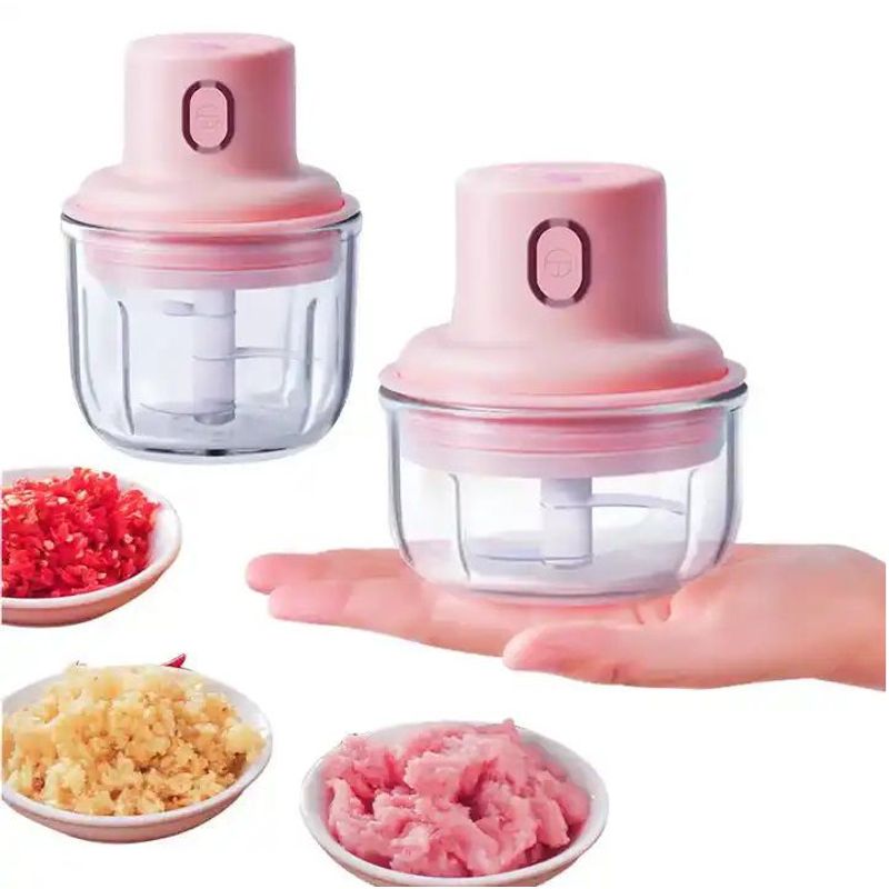 GENERICO - Picatodo Portátil Recargable Carne Verduras Mini Picador