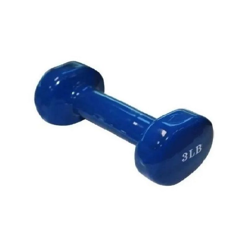 SPORT FITNESS - Mancuerna encauchetada de 3 libras