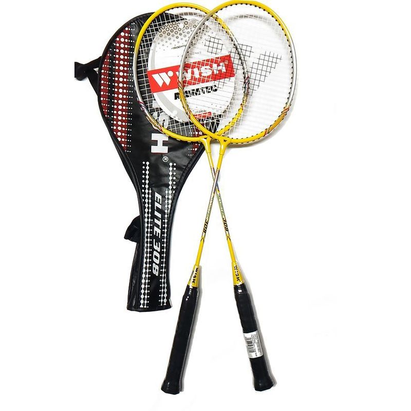 WISH - Set de raquetas de bádminton alumtec elite 308 - amarillo
