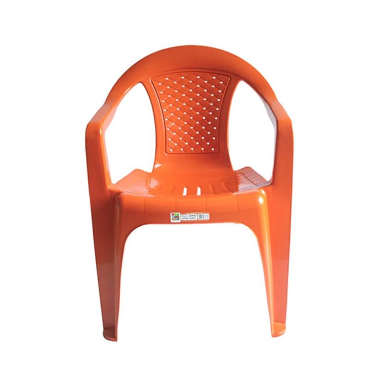 RIMO - Silla Bambú con Brazos Rimo Naranja