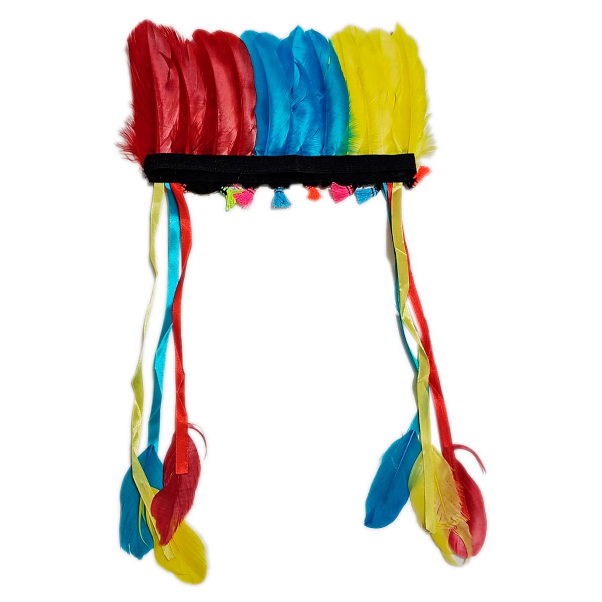 GENERICO - Penacho Indio Plumas Diadema Sombrero Disfraz India