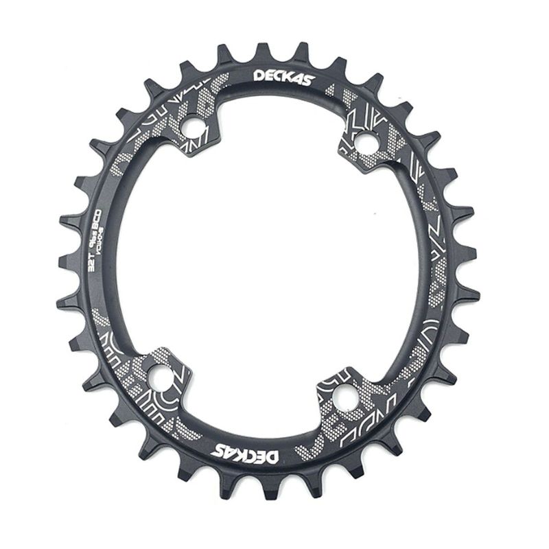 GENERICO - Coronilla 32 Deckas Asimetrica 96bcd Ovalada Bicicleta Mtb