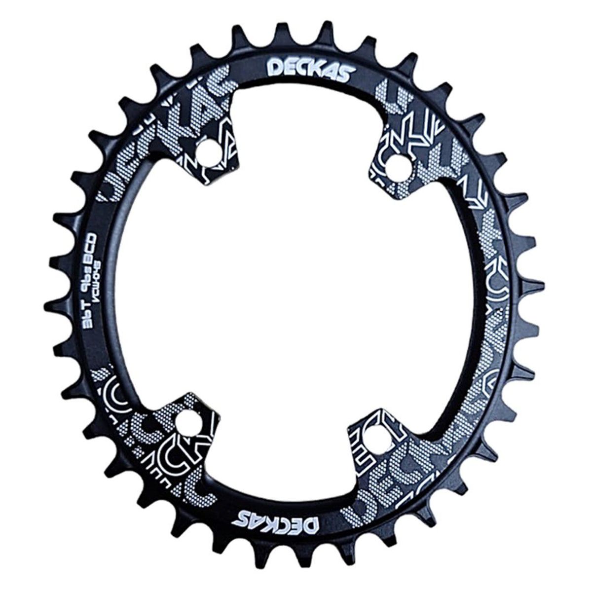 GENERICO - Coronilla 36 Deckas Asimetrica 96bcd Ovalada Bicicleta Mtb