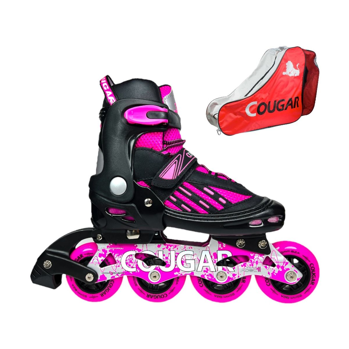 COUGAR - Patines En Linea Semiprofesionales Cougar MZS833LG2 L Fucsia