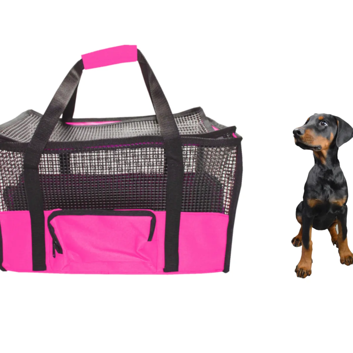 HALLY PET - Maleta Cargador Cabina Rosado