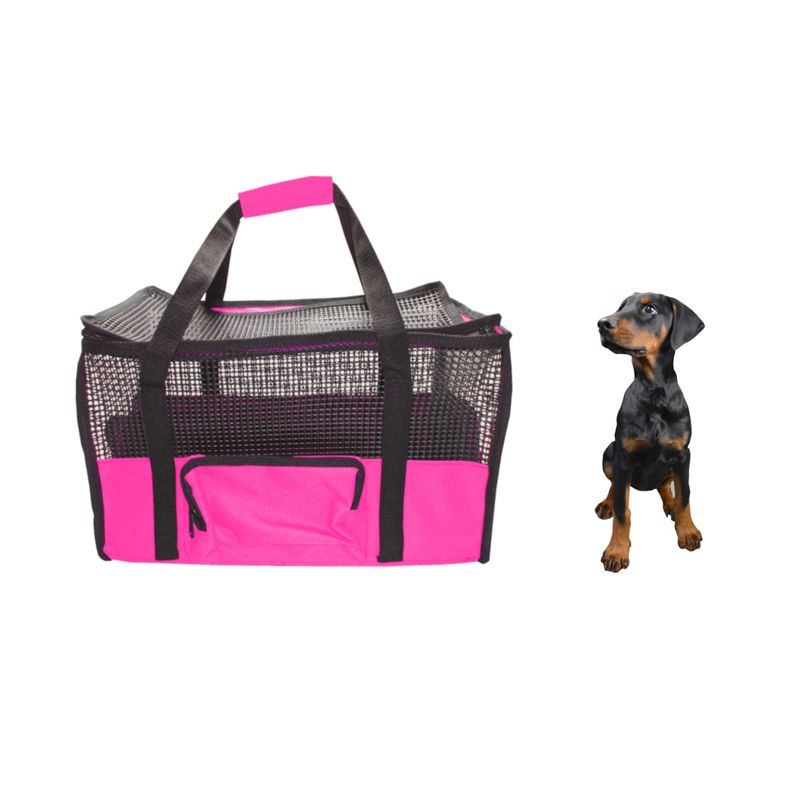 HALLY PET - Maleta Cargador Cabina Rosado