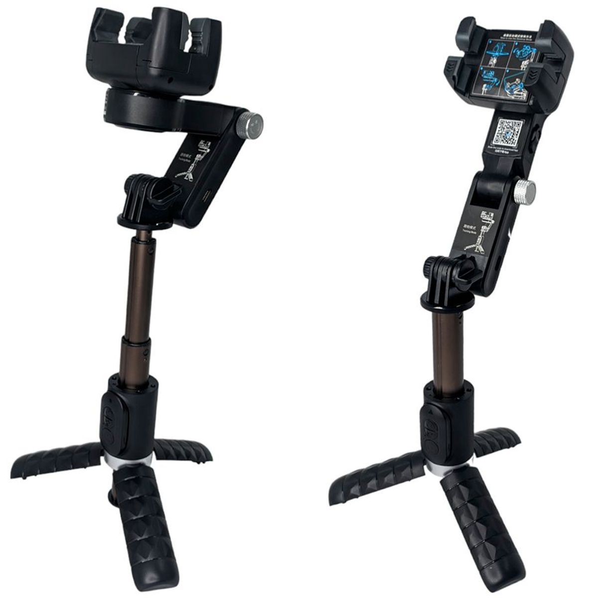 GENERICO - Estabilizador 3en1 Tripode Gimbal Y Selfiestick Q18 Con Luz