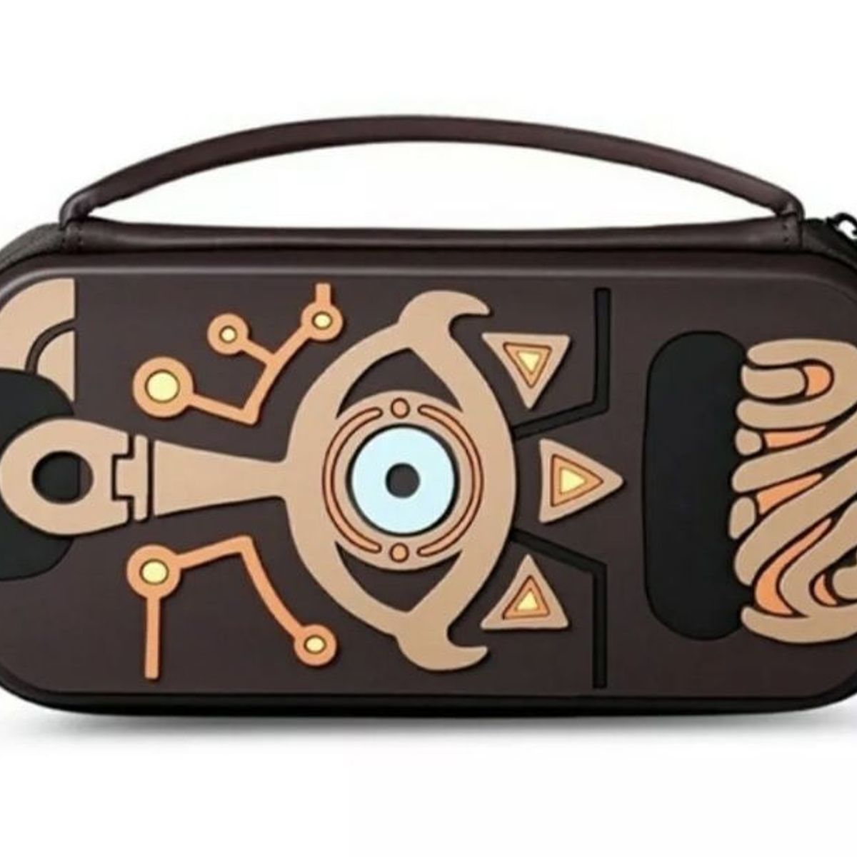 GENERICO - Estuche De Viaje Rígido Cafe Para Switch