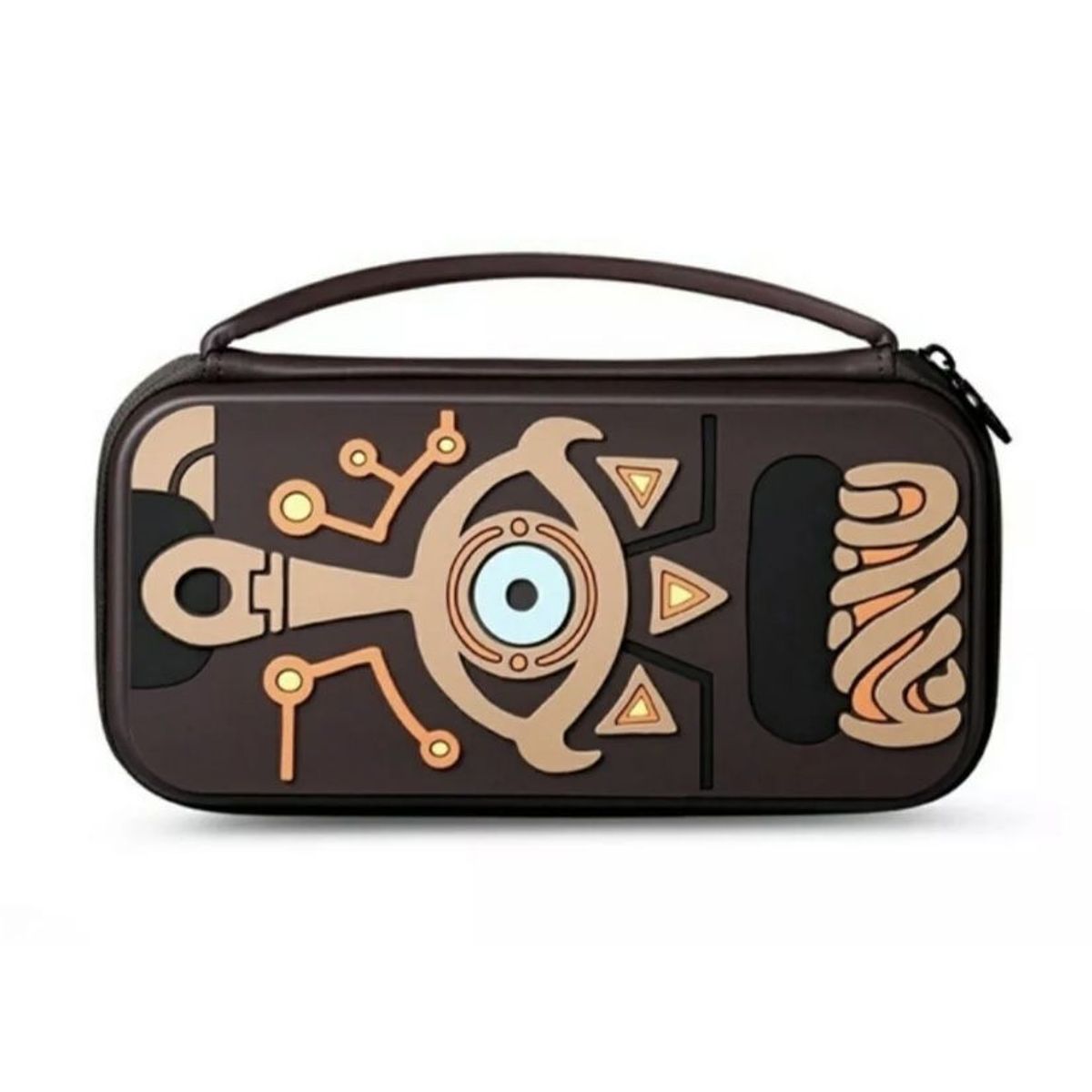 GENERICO - Estuche De Viaje Rígido Cafe Para Switch