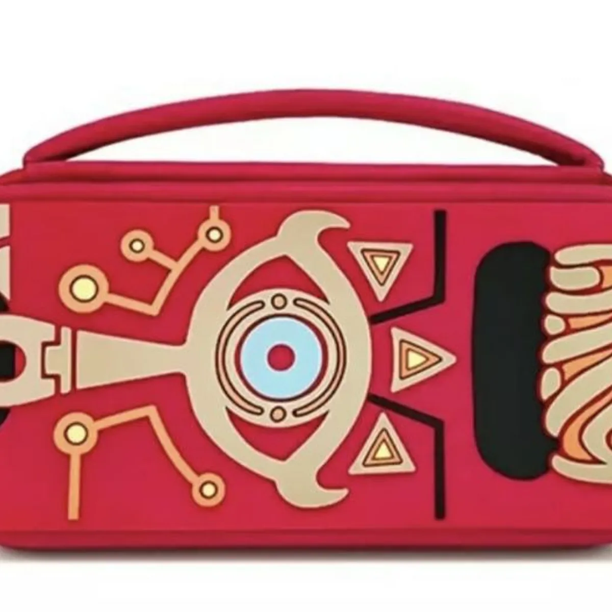 GENERICO - Estuche Edicion Rojo + Vidrio + 2 Grips Para Switch