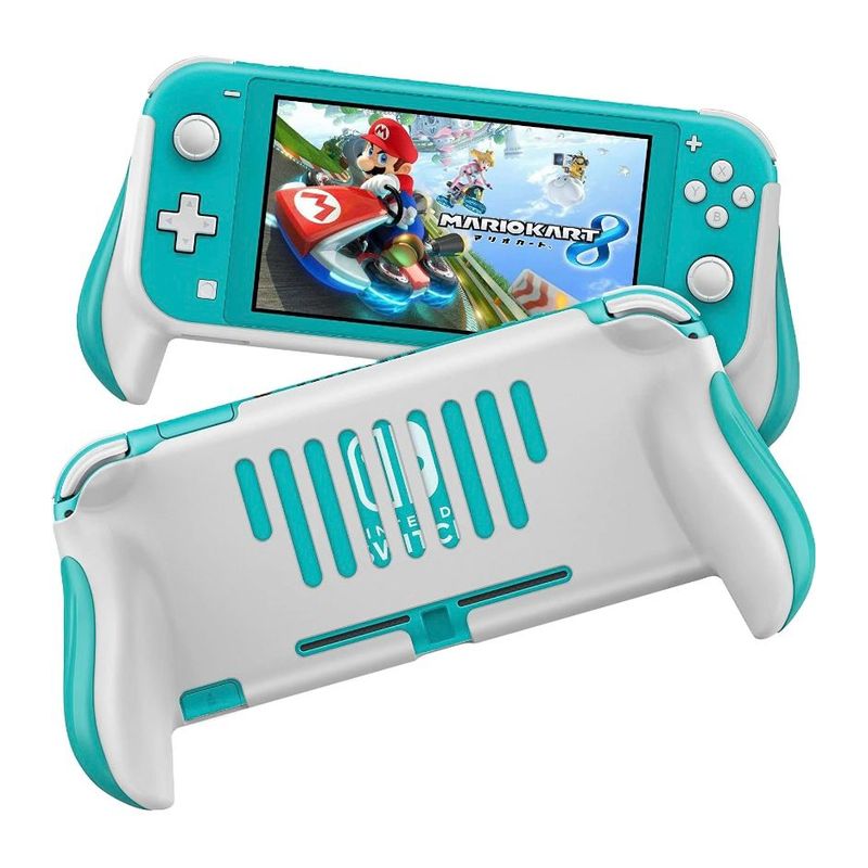 GENERICO - Hand Grip Sujetador Carcasa Turquesa Compatible Switch Lite
