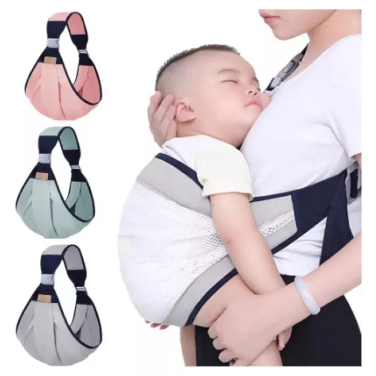 ZHOPI CO - Cargador Fular Soporte Ajustable Transpirable Para Bebes