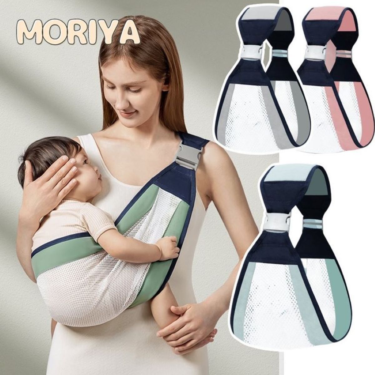 ZHOPI CO - Cargador Fular Soporte Ajustable Transpirable Para Bebes