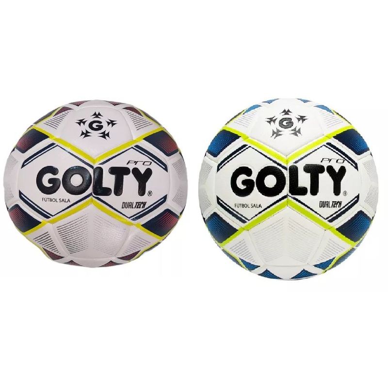 GOLTY - Balón  futbol sala pro golty dualtech