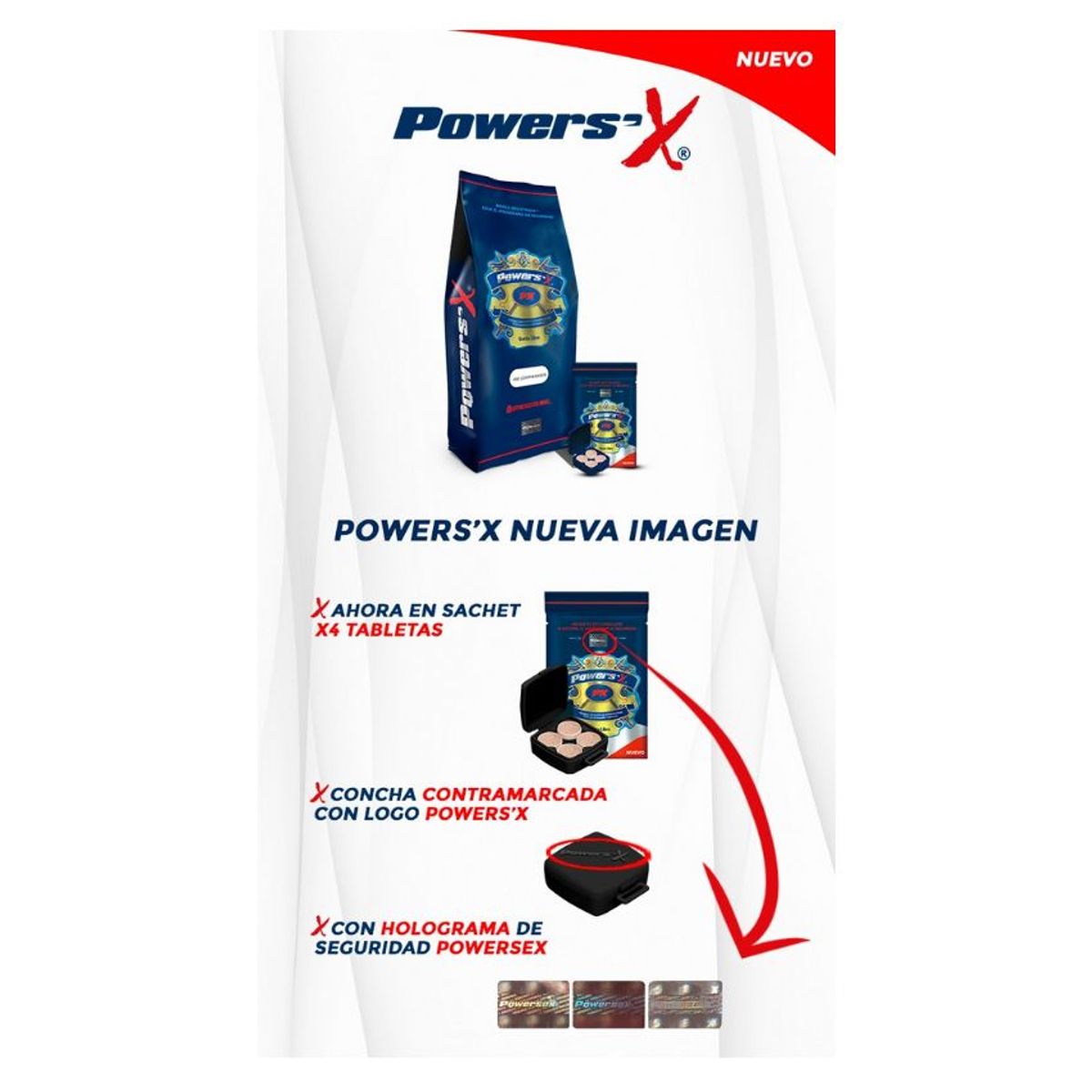 NATURAL POWER - Power Sx Revitalizante 400 Tabletas -  Bolsa x100 dumys