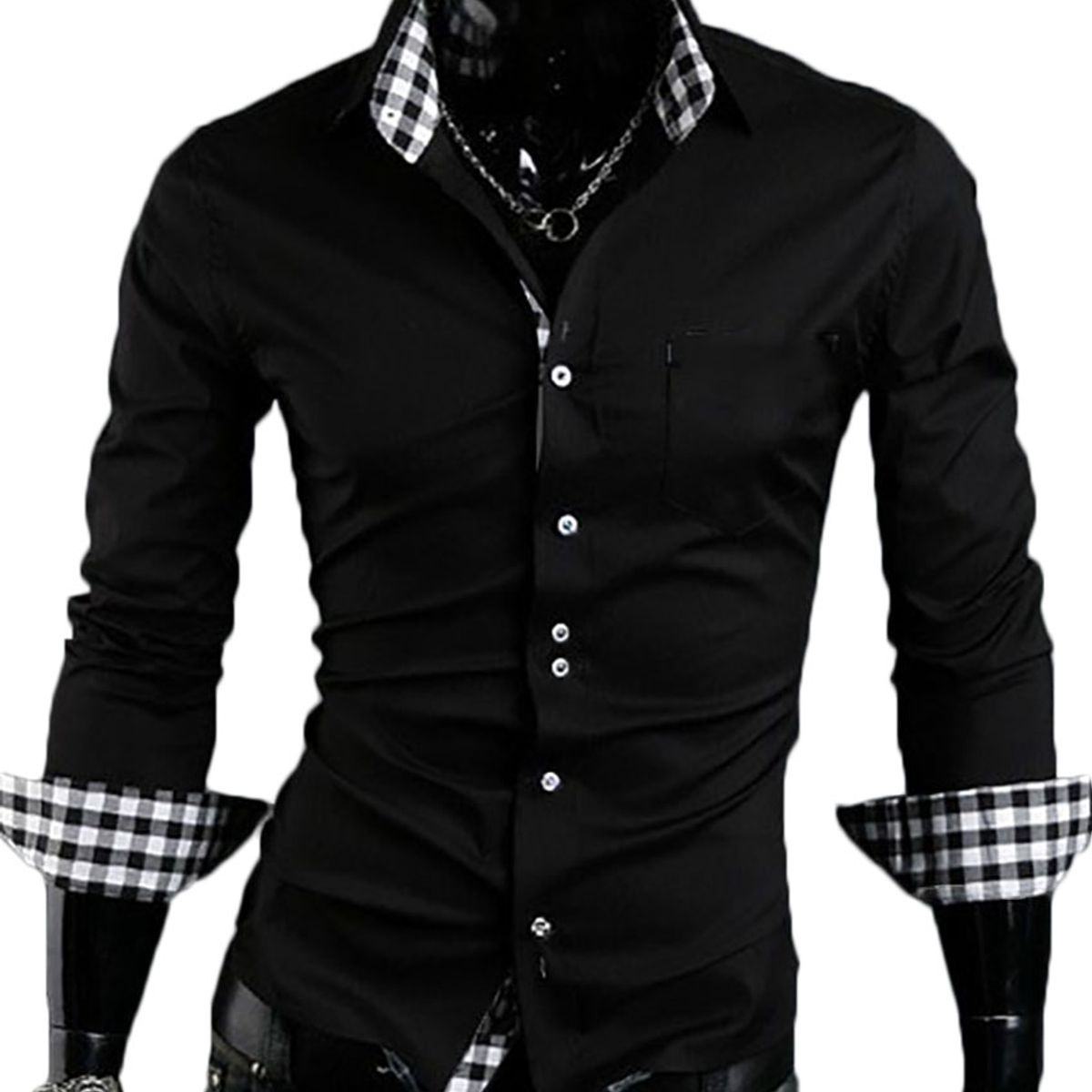 THE CLOTHING COMPANY - Camisa Hombre GNRC Diseño Cuadros